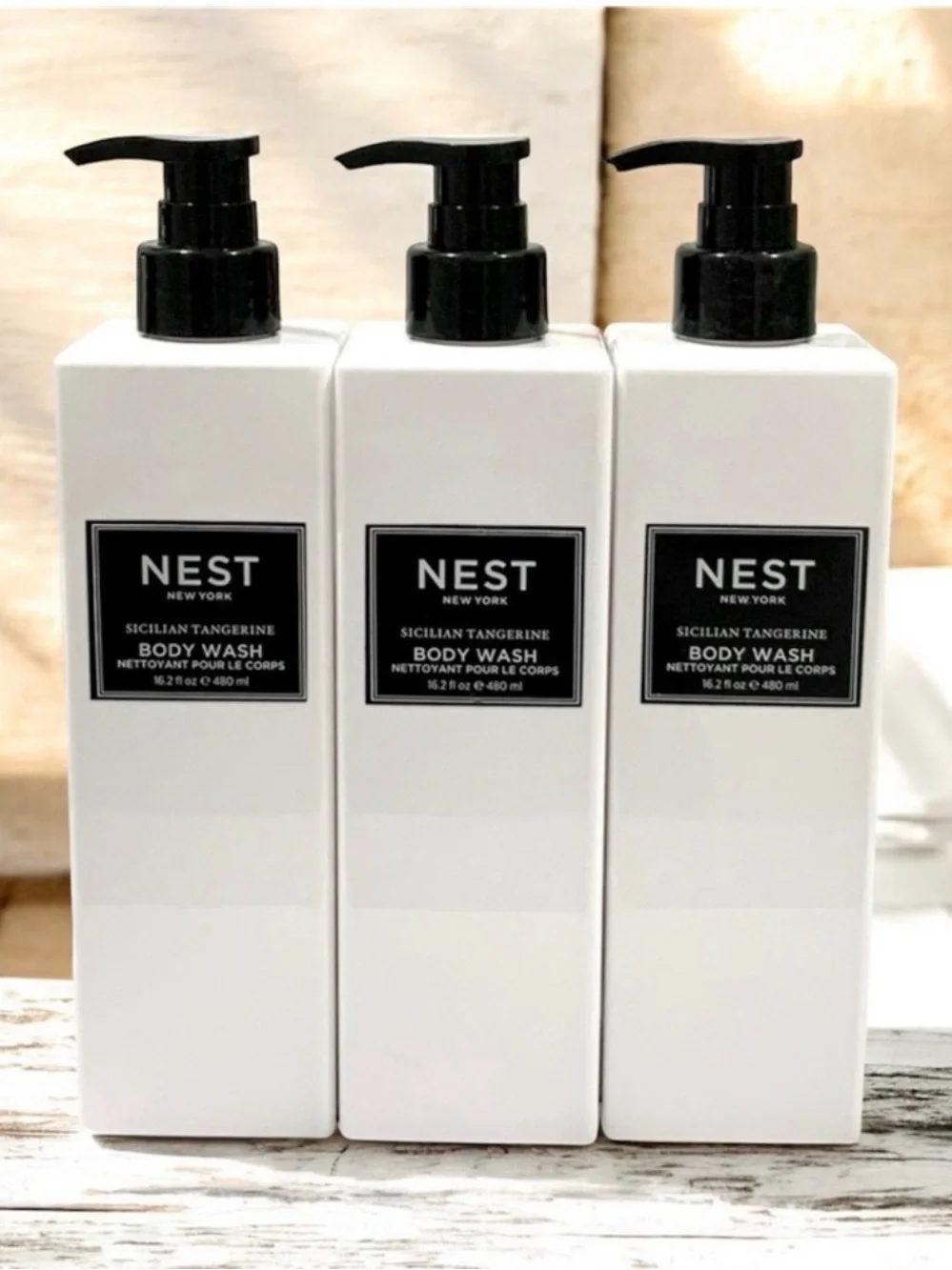 (3 PACK) BODY WASH SICILIAN TANGERINE🍊 NEST FRAGRANCE (3 PACK) 480ml/16.2fl.oz